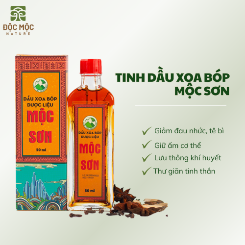 Tinh Dầu Xoa Bóp Dược Liệu Mộc Sơn 