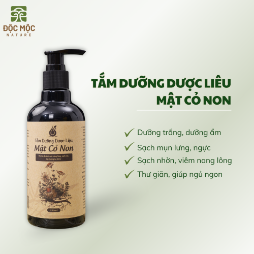 Tắm dưỡng dược liệu Mật Cỏ Non Độc Mộc